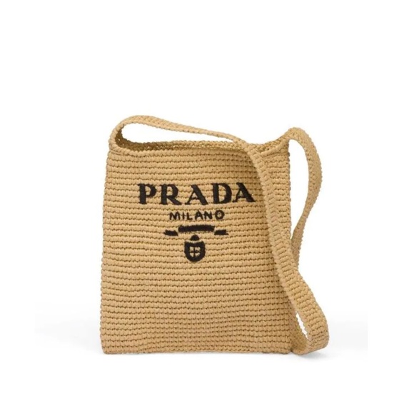 Prada Handbags - Prada Rafia Tote